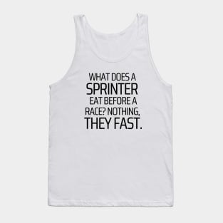 What Does A Sprinter Eat Before A Race Tank Top